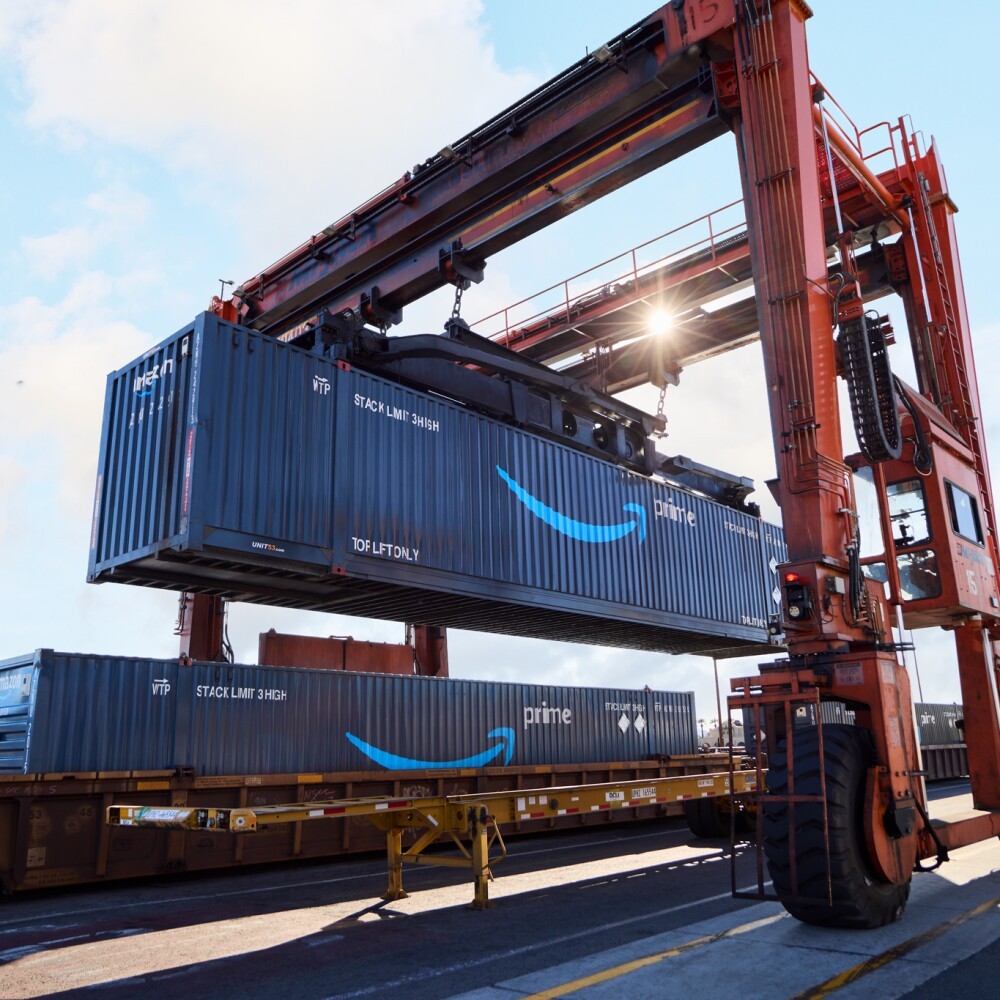 Amazon Prime Container N 1:160 Scale Decal Set