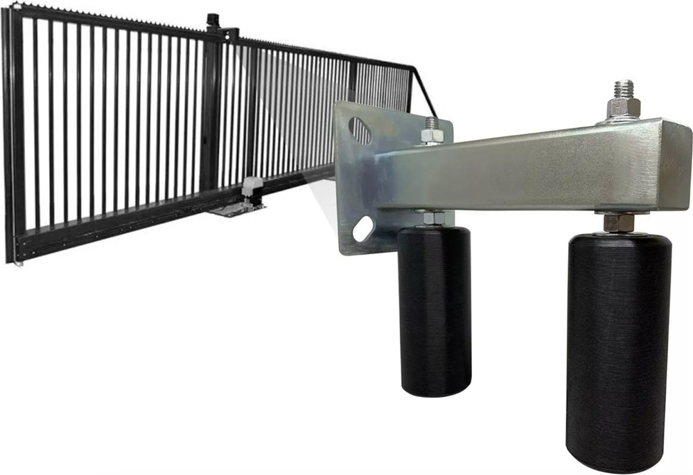 Slide Gate Rollers Guide for Sliding Rolling Gate Rear Post Bolted Bracket Mount