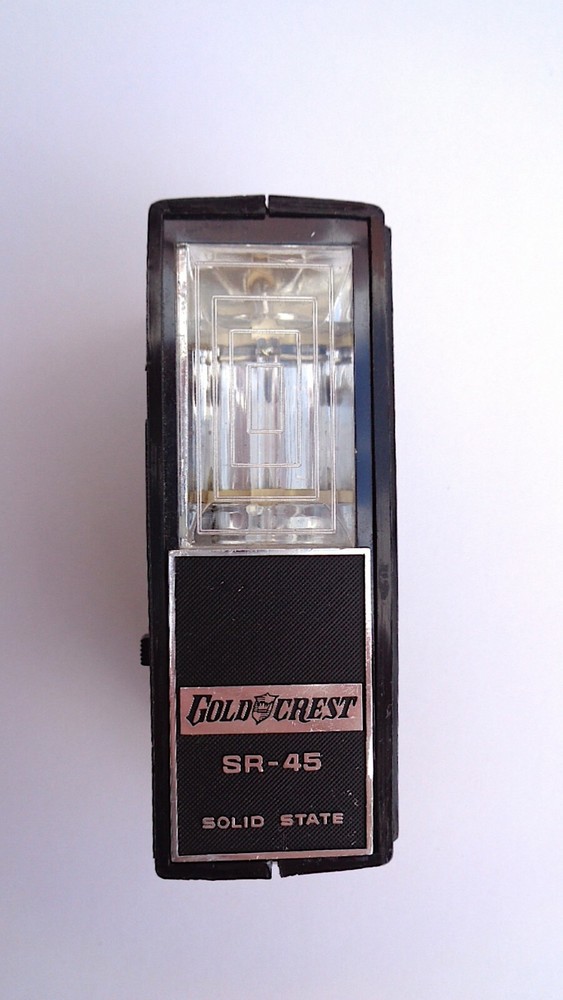 Vintage Gold Crest SR-45 Solid State Flash for Camera -- Untested