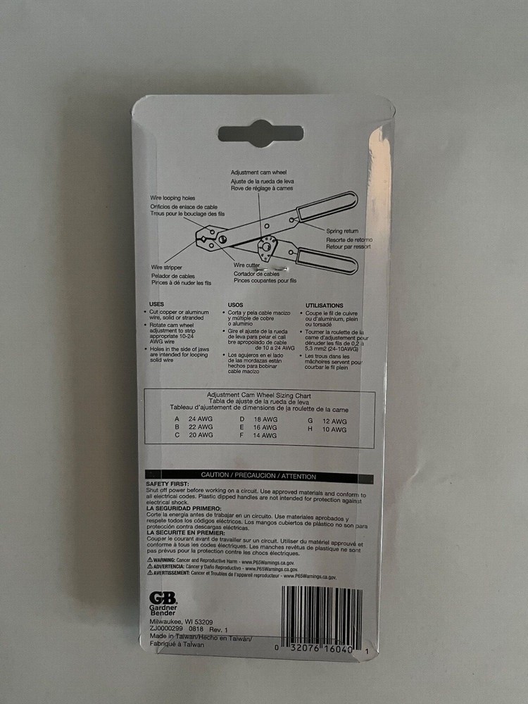 GB Electric GS-40 Wire Stripper