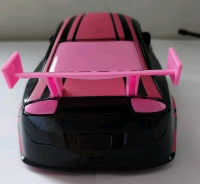 HELLO KITTY REMOTE CONTROL CAR PINK BLACK STEERING WHEEL CONTROLLER
