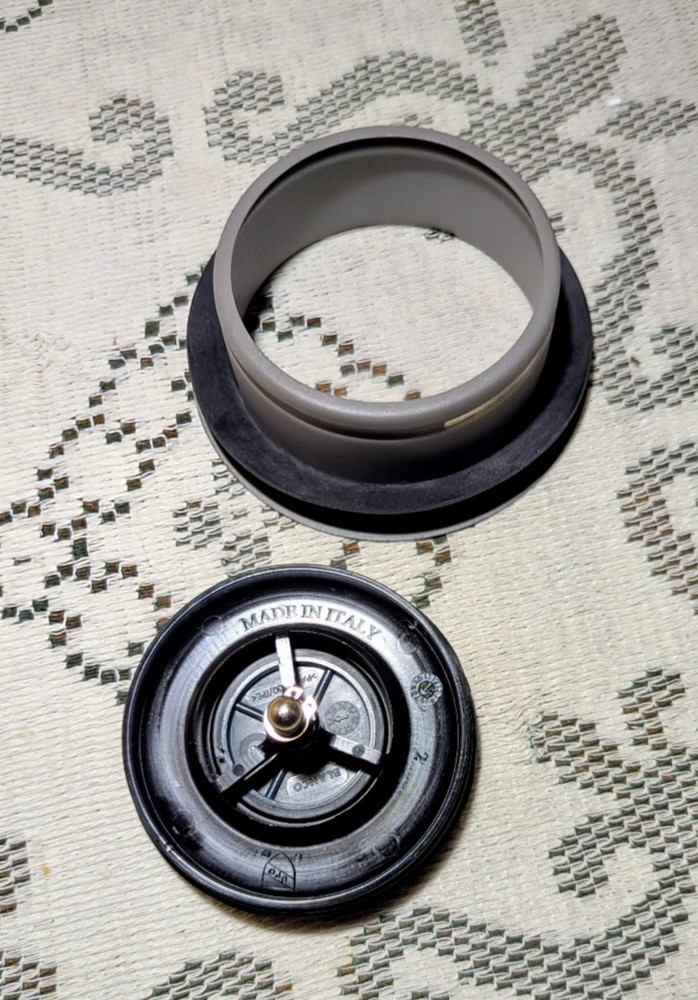 Blanco 3.5" Drain Flange + Removable Strainer. Garbage Disposal, Press Down Stop