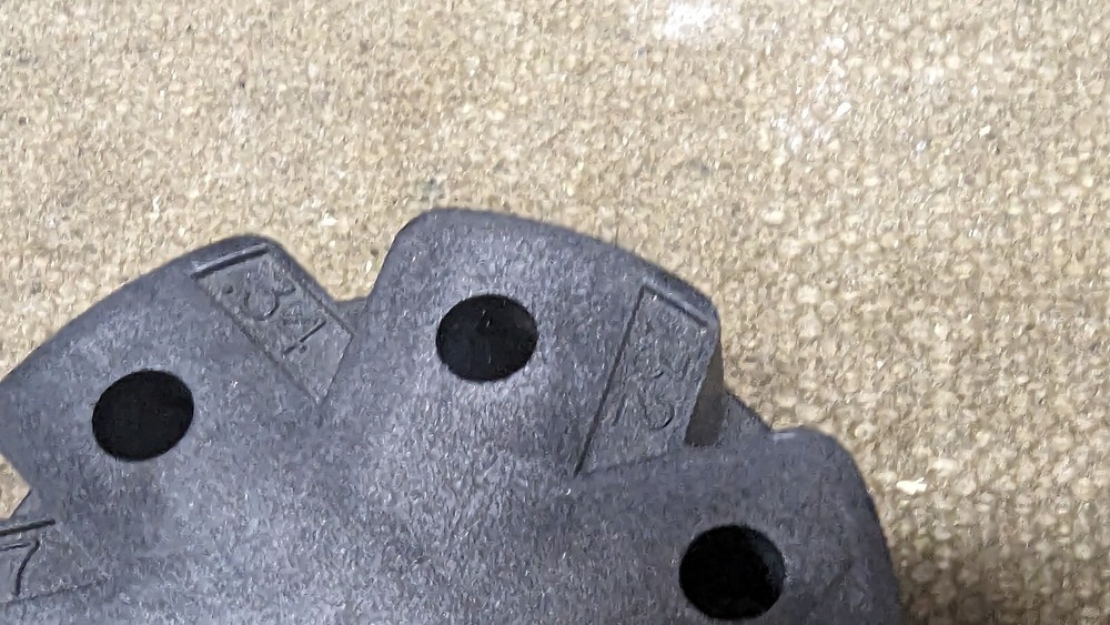 Lee Auto Disk powder measure inserts, A