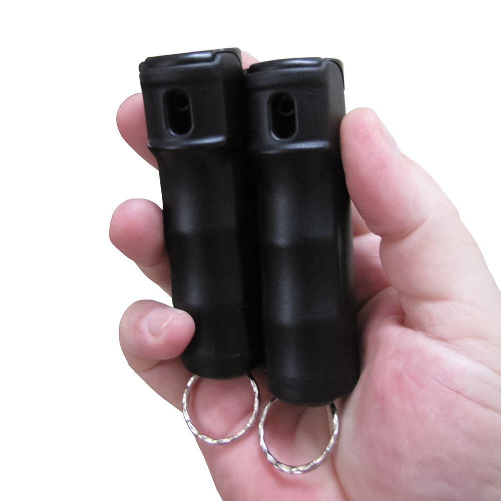 Streetwise STICKY GEL Pepper Spray - 2 Pack 1/2oz Flip Top Keychain Self Defense