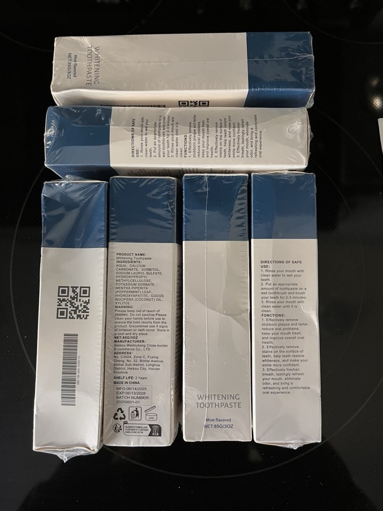 Hydroxyapetite Whitening Remineralizing Toothpaste