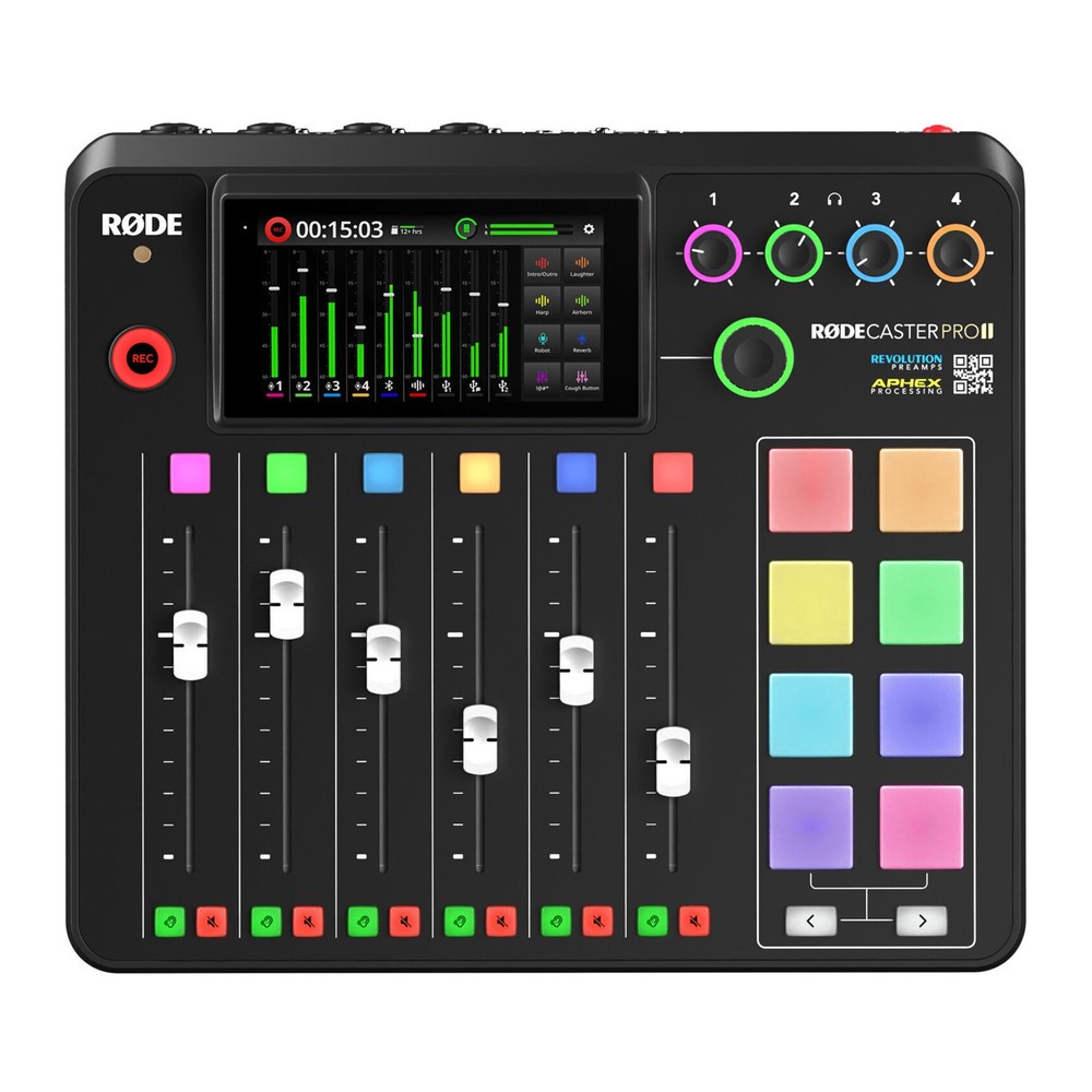 RODE RODECaster Pro II Integrated Audio Production Studio (Black)