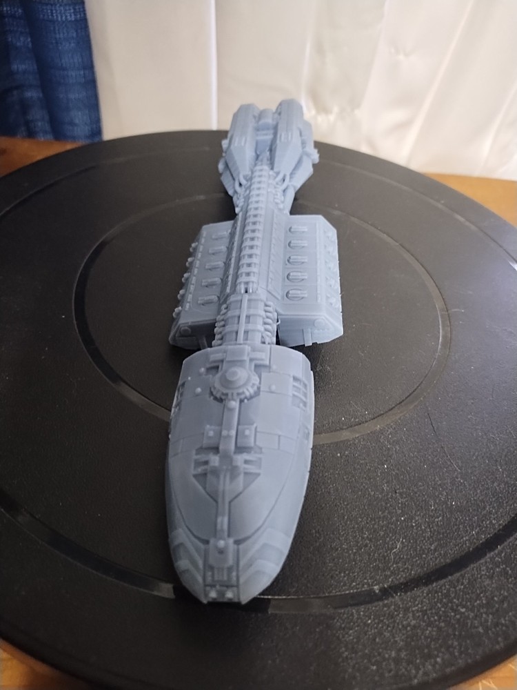 Battlestar Galactica Berzerk-class Support Ship 3D Resin Print 8.75"