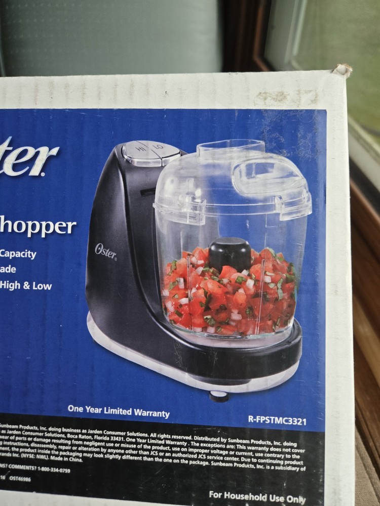 Oster 3 Cup Chopper with Accessories New