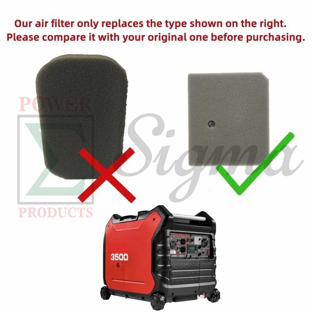 Air Filter Element for Harbor Freight Predator 3500 Watt Inverter Generator