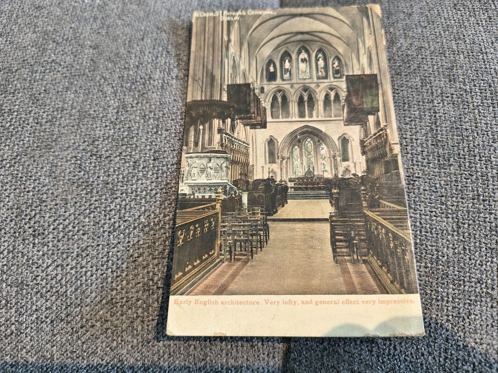 St Patrick's Dublin Cathedral Postcard