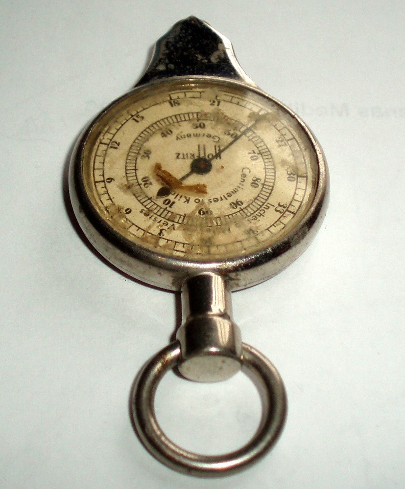 VINTAGE ANTIQUE GERMANY MAP READER NAUTICAL COMPASS MARITIME OPISOMETER TOOL