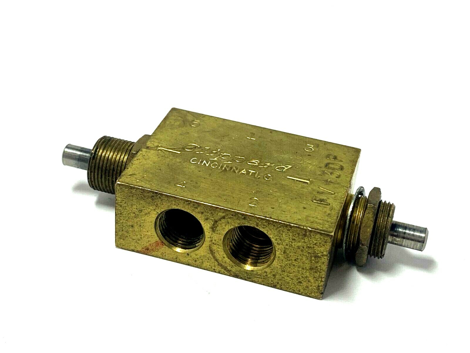 Clippard FV-3DP 3-Way Spool Double Plunger 2 Position Valve 1/8" NPT