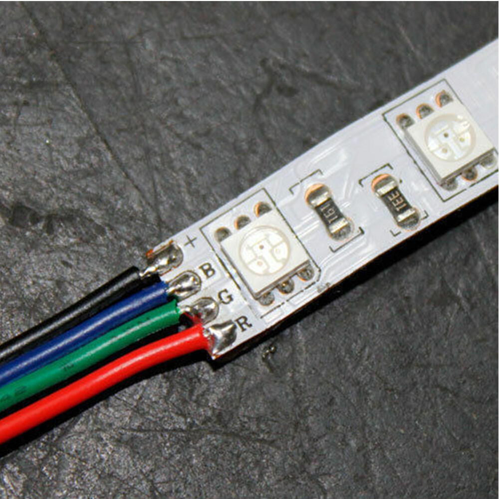 4-PIN RGB Extension Connector Wire Cable Cord For 3528/5050 RGB LED Strip Light