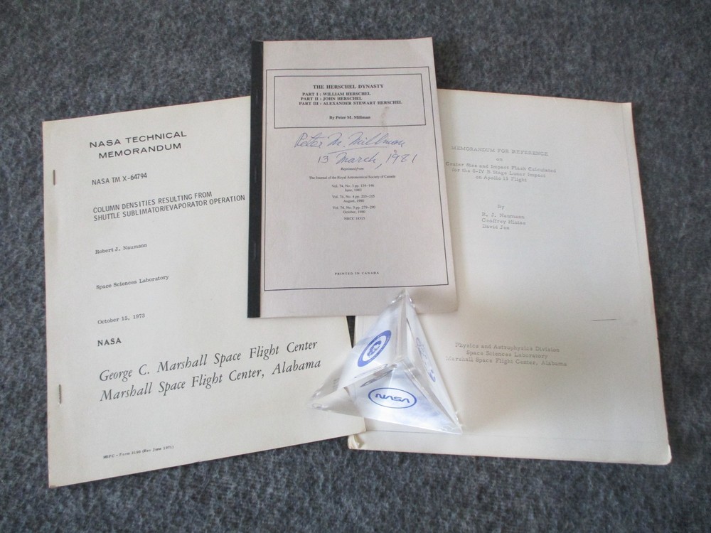 NASA MSFC APOLLO/SHUTTLE SPACE SCIENCES LABORATORY-70s-80s SPACE PLAN 82 DESKTOP