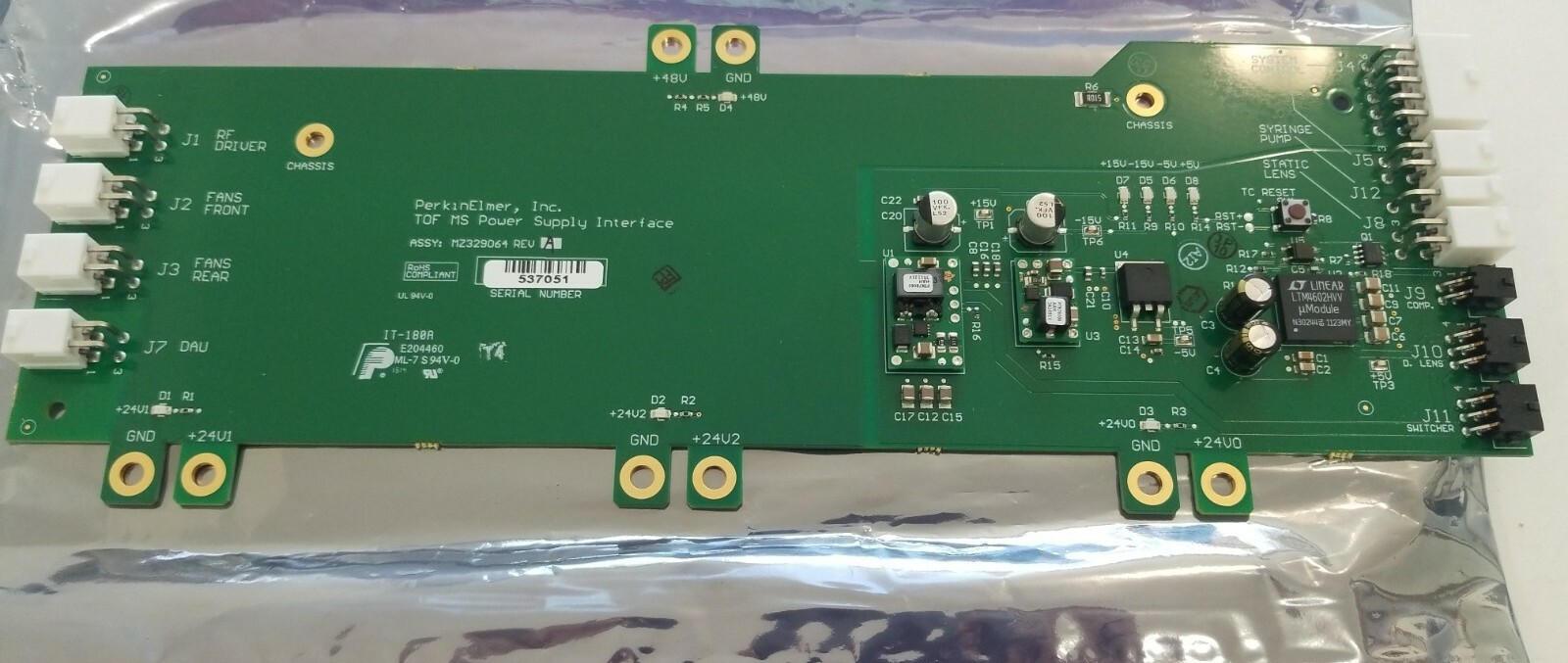 *NEW IN BAG* Perkin Elmer MZ329064 A TOF MS POWER SUPPLY INTERFACE + WARRANTY!