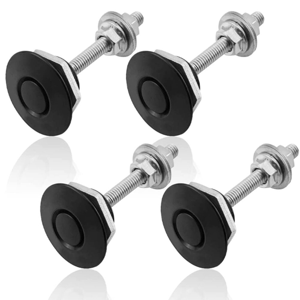 Car Push Button Hood Pin Lock Low Profile Click Latch Clips