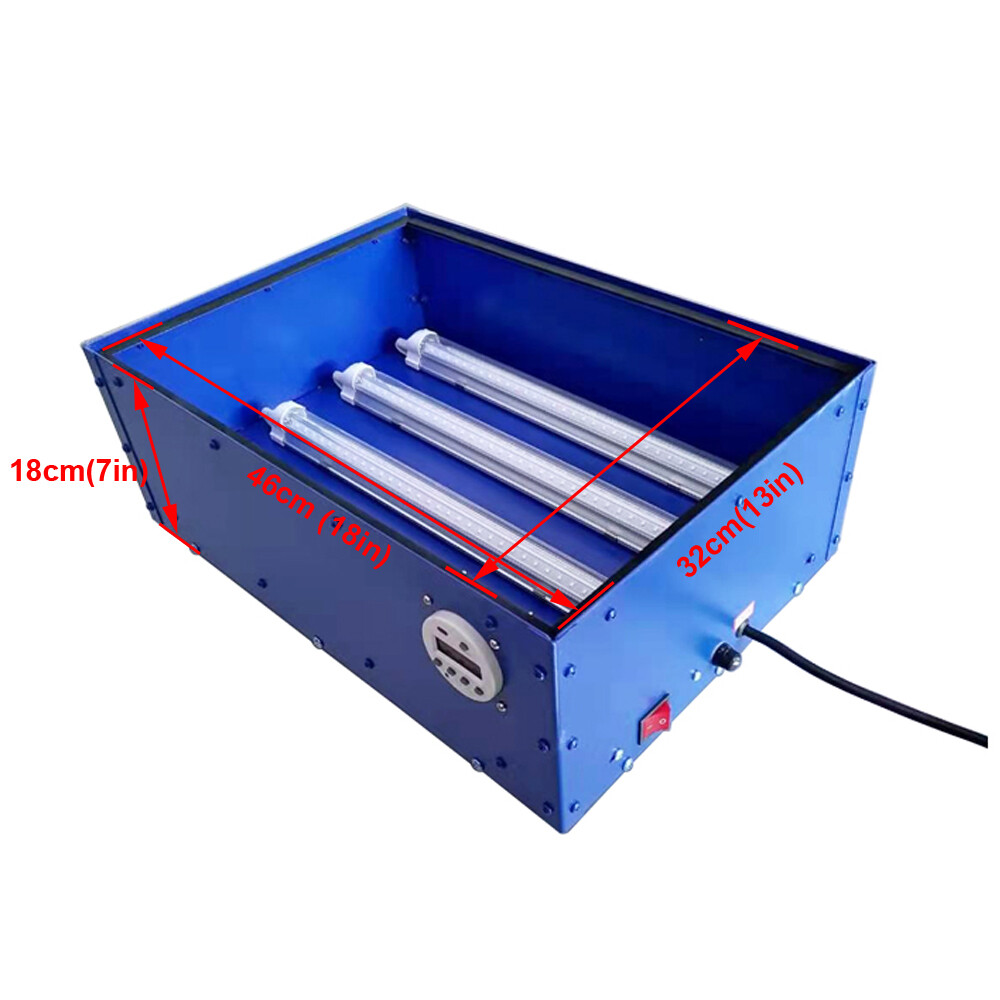 Screen Printing Pad Printing LED Exposure Unit 110V Plate Drying Curing Machine