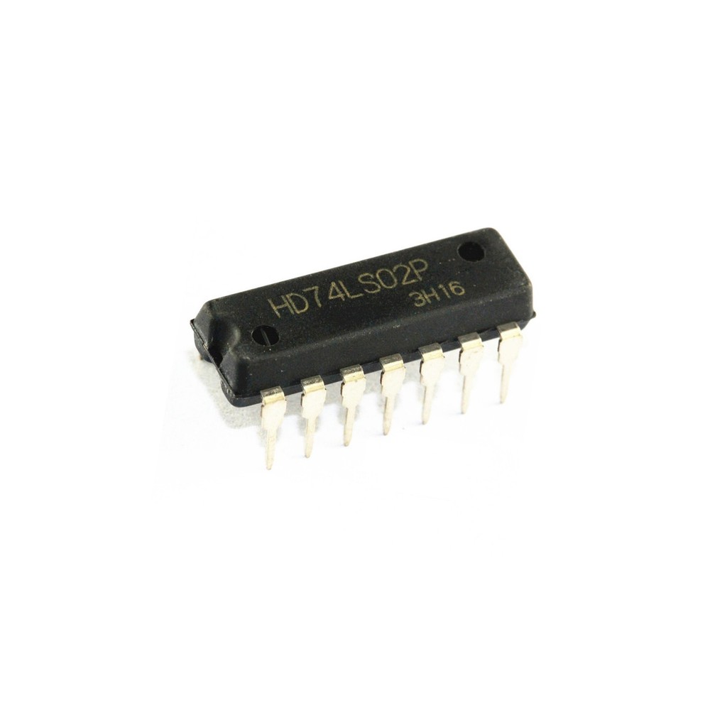10 PCS HD74LS02P DIP IC HITACHI NEW CA
