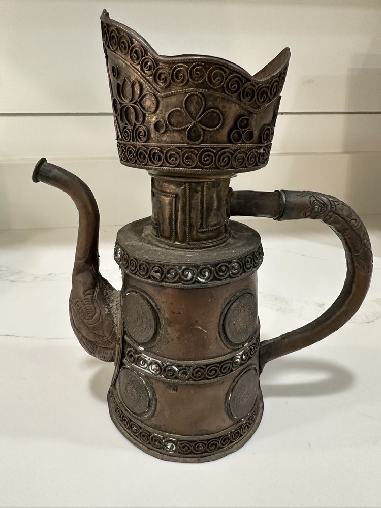 Copper Pitcher Middle Eastern European