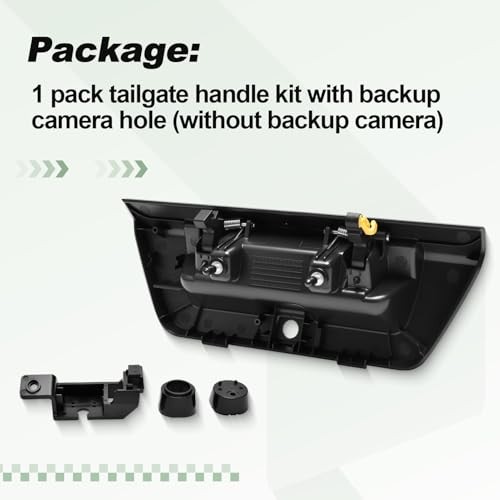Tailgate Handle Kit with Backup Camera Hole Compatible with 2015-2017 F150