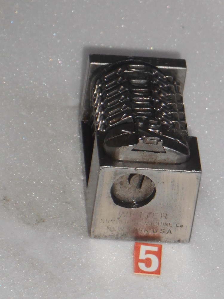 WETTER | letterpress numbering machine | 5