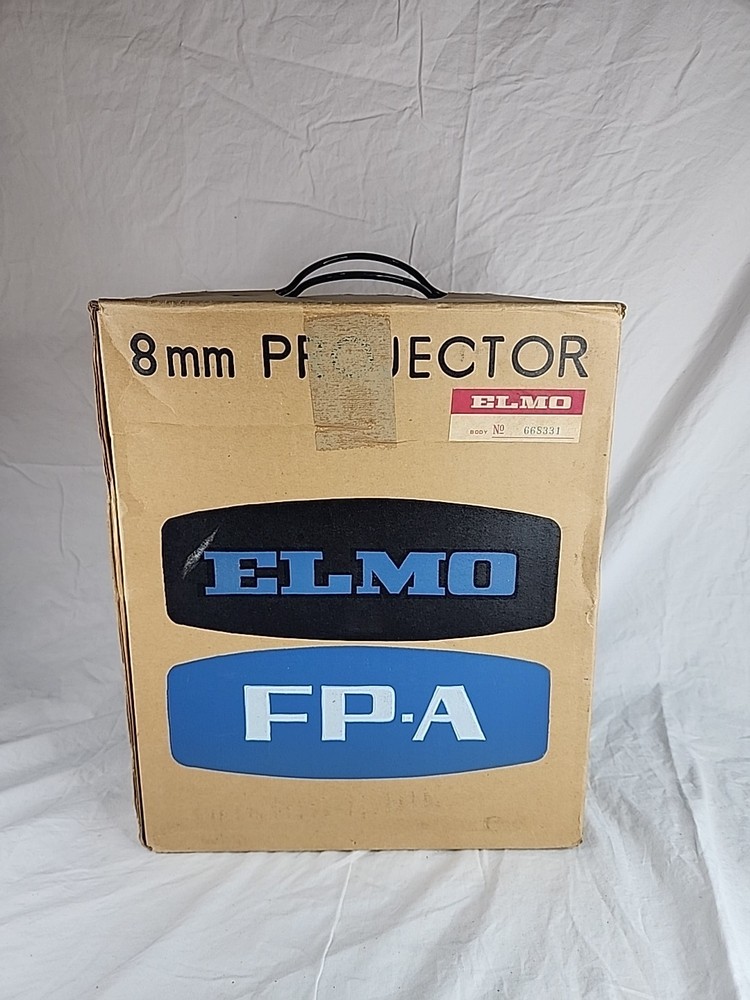 Elmo Fp-a 8mm Projector Vintage.  Untested. Clean. K5