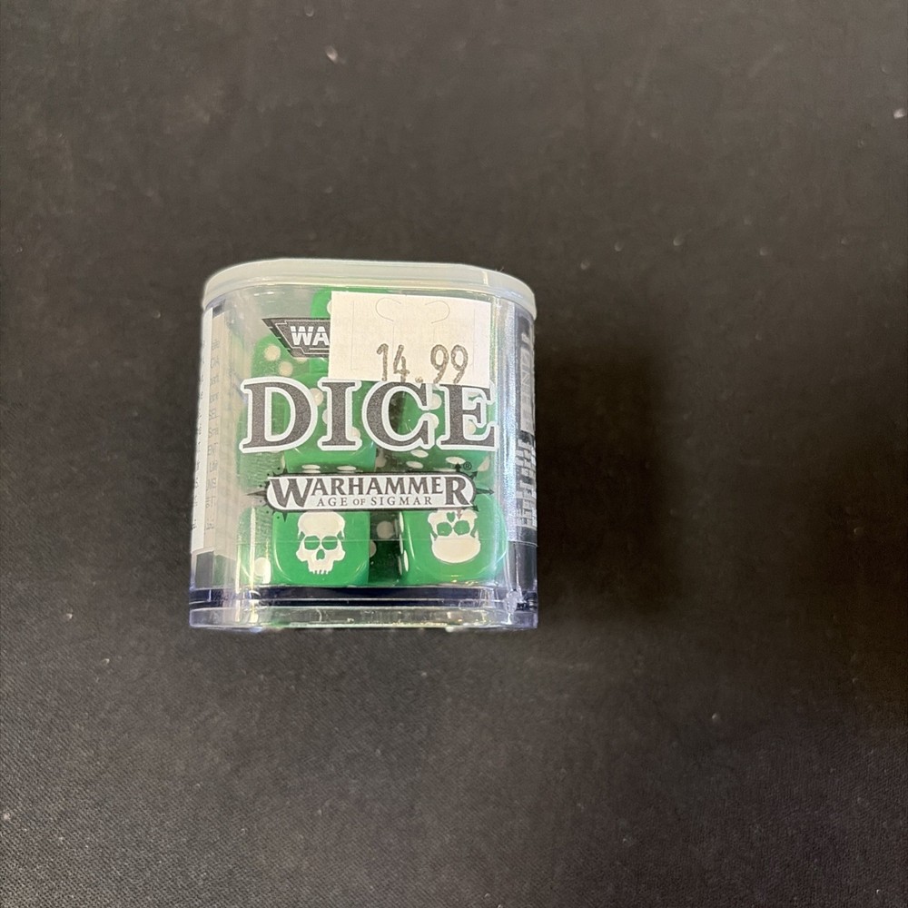 Warhammer AoS 12mm Dice Green