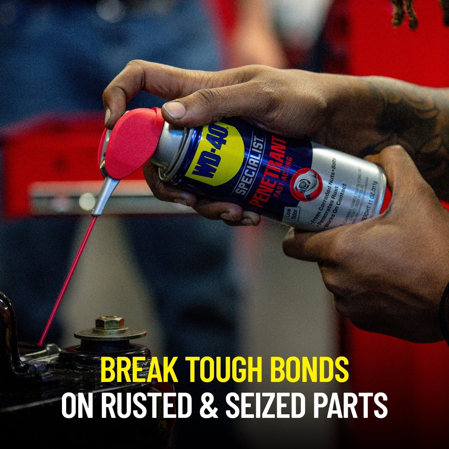 (2 pack) WD-40 Specialist Fast-Acting Penetrant Spray, 11 oz