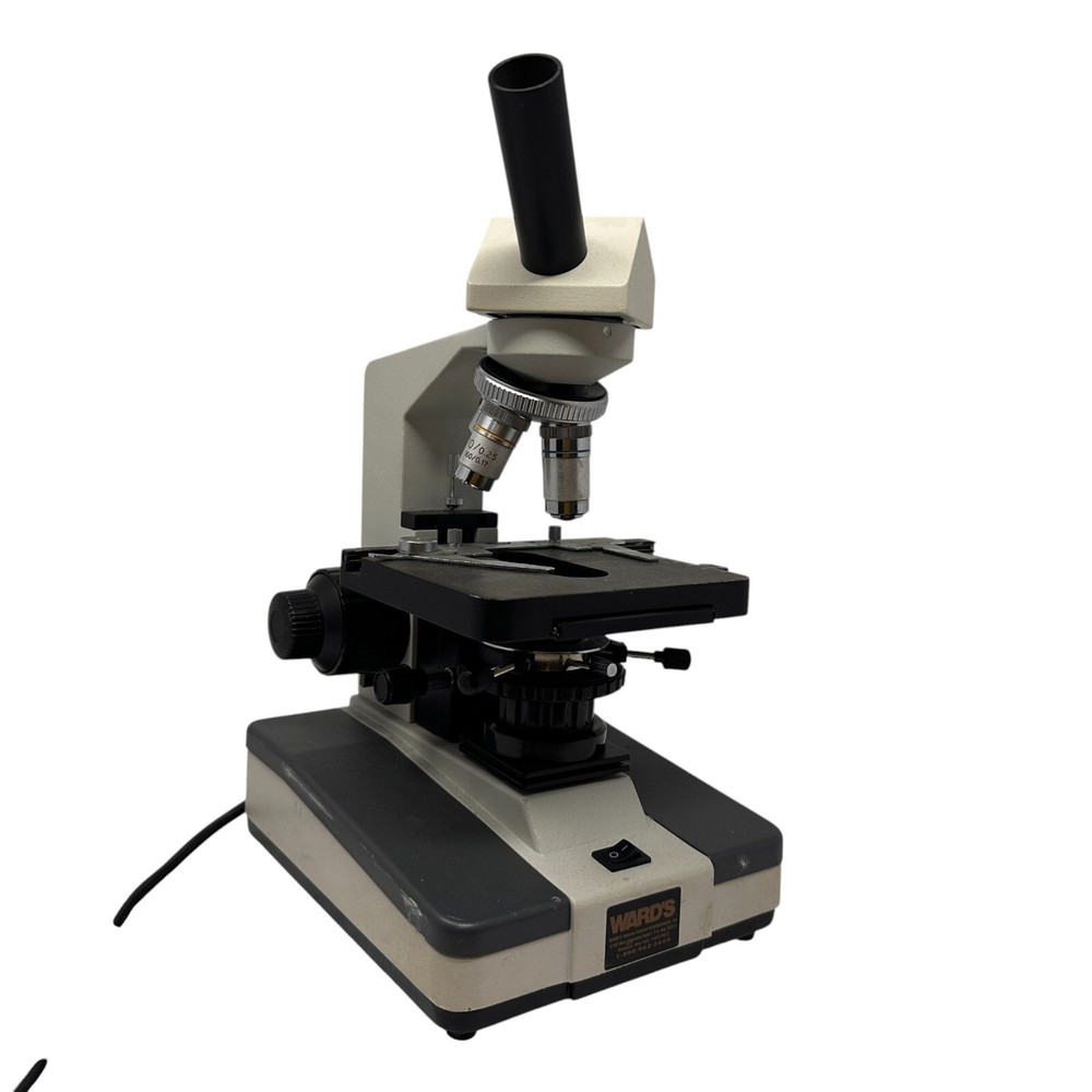 Ward’s Compound Student Microscope 4 Objectives Monocular 10X WF Eyepiece