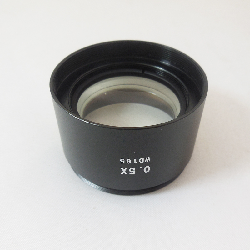0.5X Stereo Microscope Barlow Auxiliary Objective Lens Thread M48*0.75