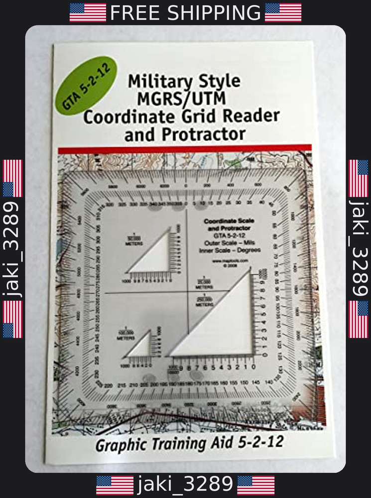 MapTools Military UTM/MGRS Coordinate Scale - Precision Measuring Tool