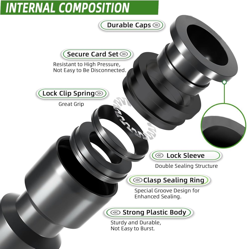 20PCS Two-Way Connection Drip Irrigation Emitters for Precise Watering Needs