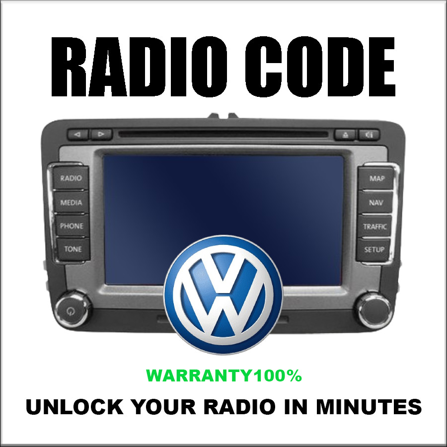 VW RCD210 Stereo Radio Code Unlock – Fast Email Delivery