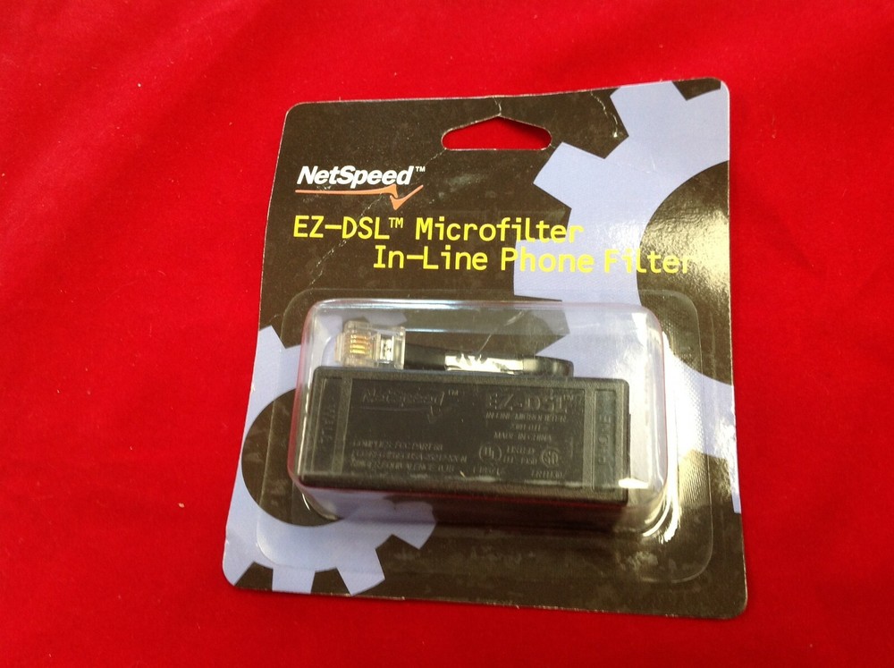 Netspeed EZ-DSL Microfilter In-Line Phone Filter