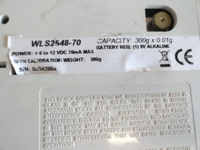 Shelf6: Sargent Welch WLS2648-70 Scale- Read Description