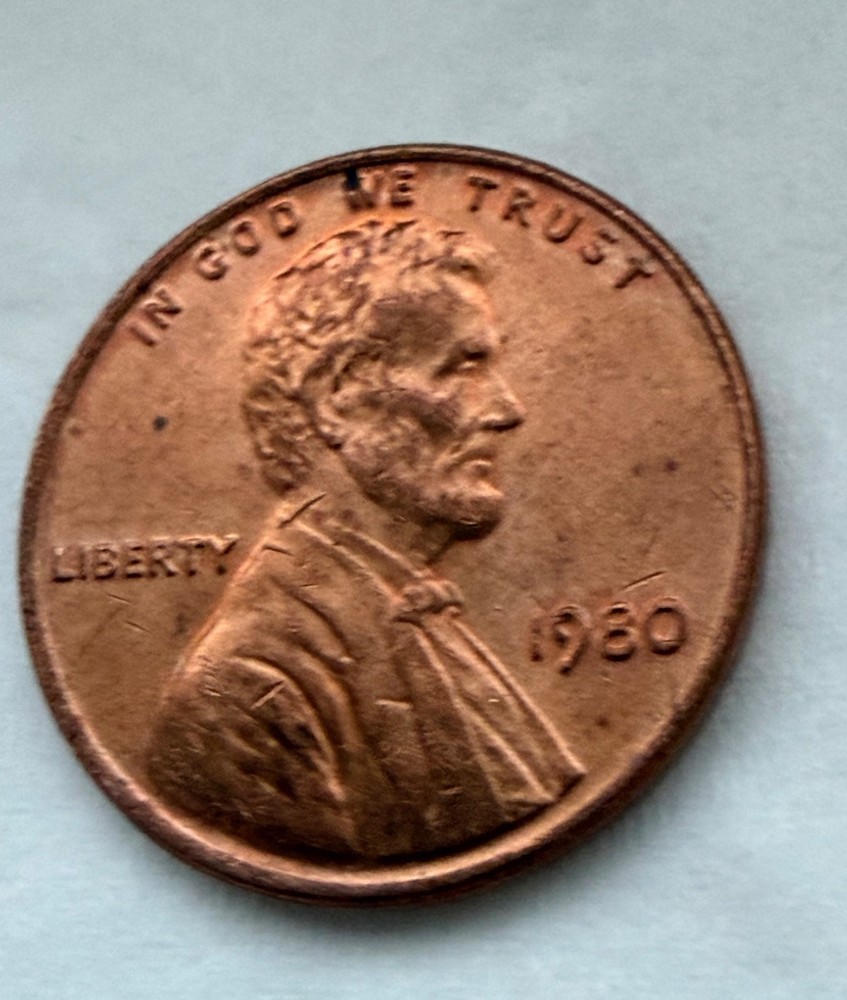 1980 lincoln penny no mint mark!