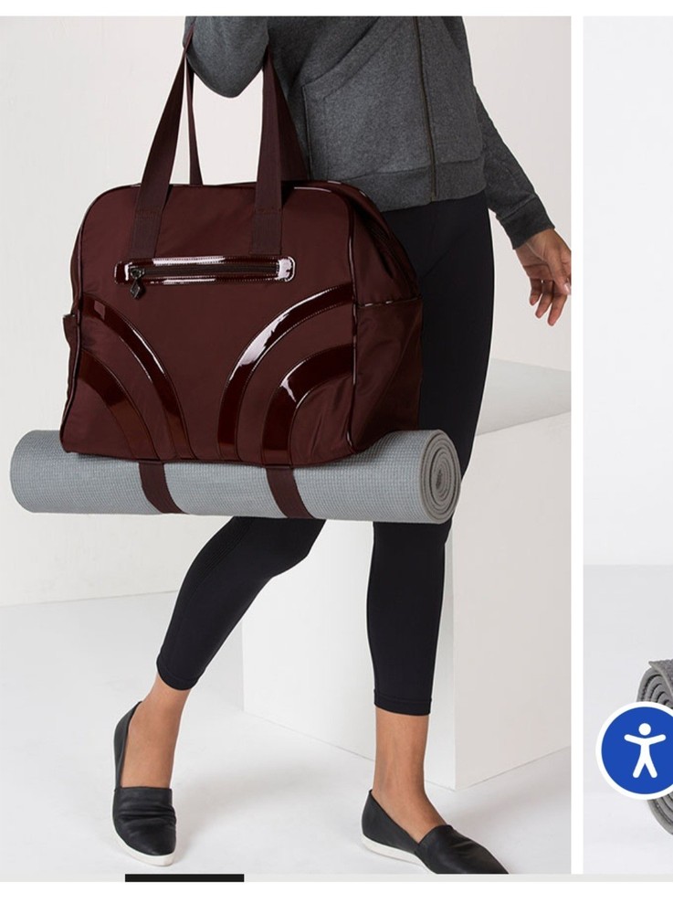 The Pace Gym Bag Fabletics Burgundy
