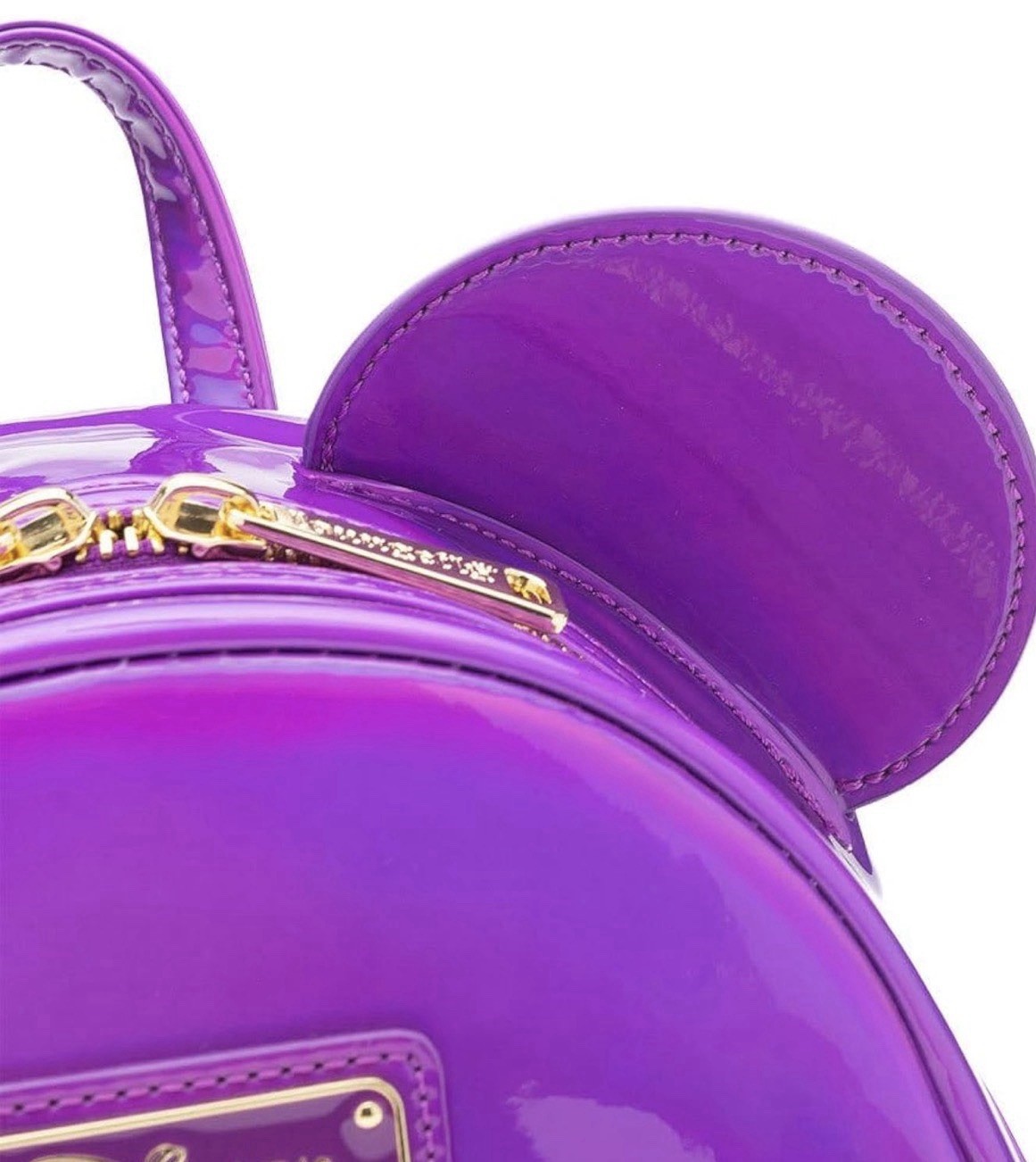 Loungefly Disney Mickey Mouse Holographic Amethyst Mini Backpack NWT