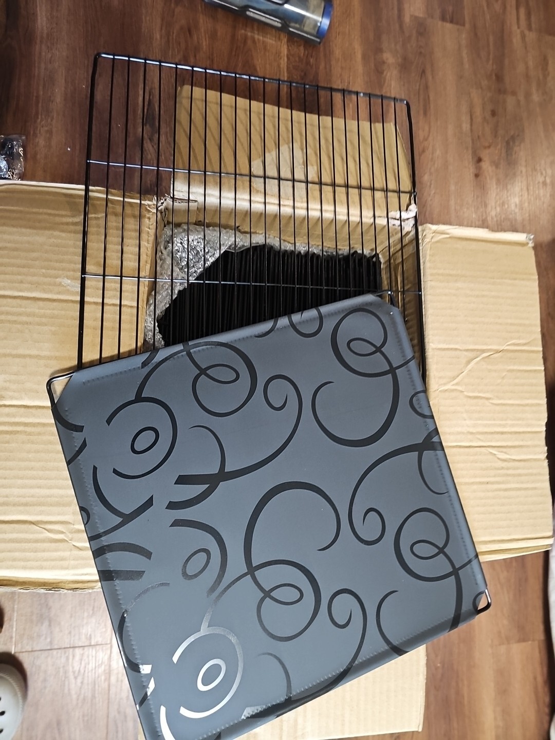 4-Tier Large Cat Cage Enclosure Metal Wire Kennel Playpen Catio with Hammock