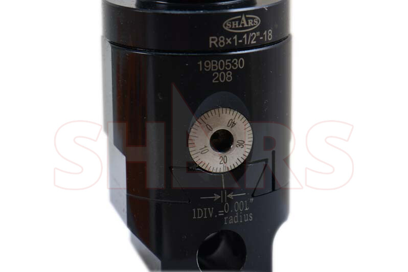 2" Boring Head + R8 Shank +4pc 1/2" Indexable Boring Bar Set TCMT #]