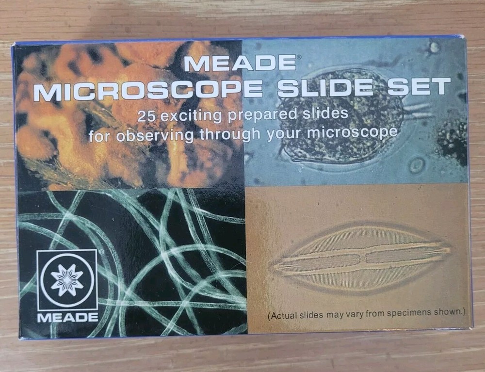 Meade Instruments #904 Microscope Slide Set Of 25