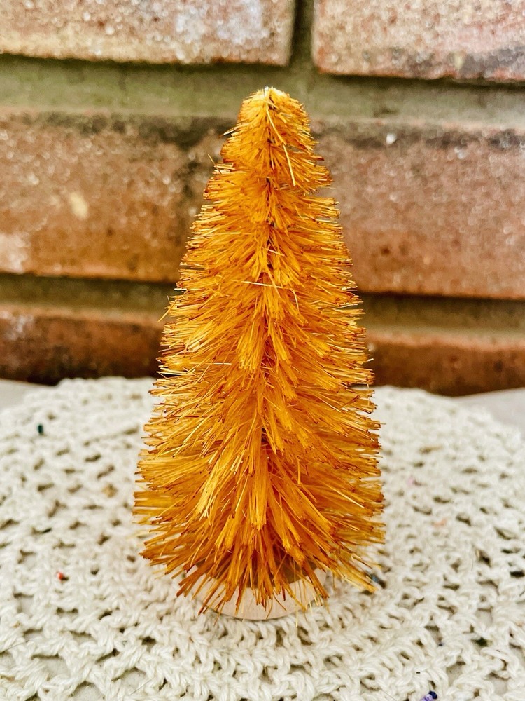 Multicolored Bottle Brush Fall Tree Set