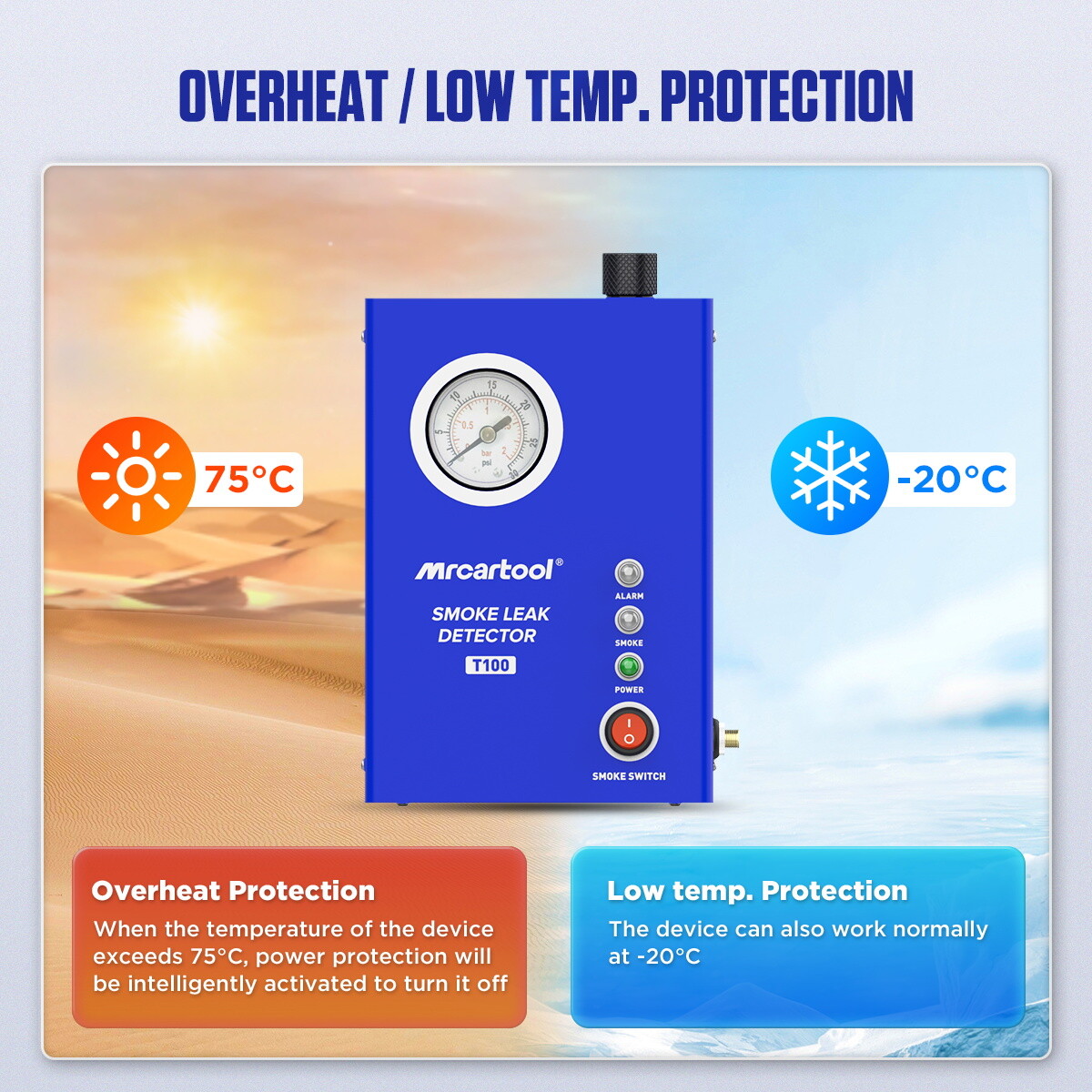 Auto EVAP Smoke Machine Exhaust Intake Vacuum Diagnostic Smoke Leak Detector NEW