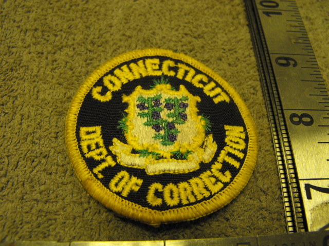 Connecticut Dept. Of Correction Cloth Patch