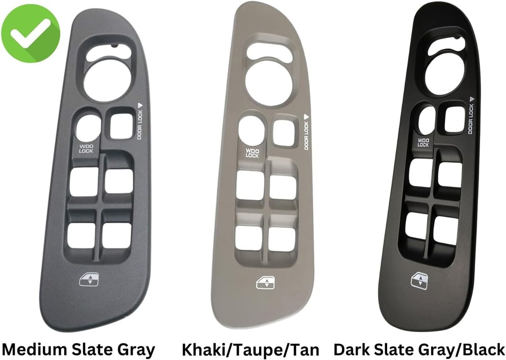 Dodge Ram Window Master Switch Gray Bezel Lock Set Assembly 2002-2008