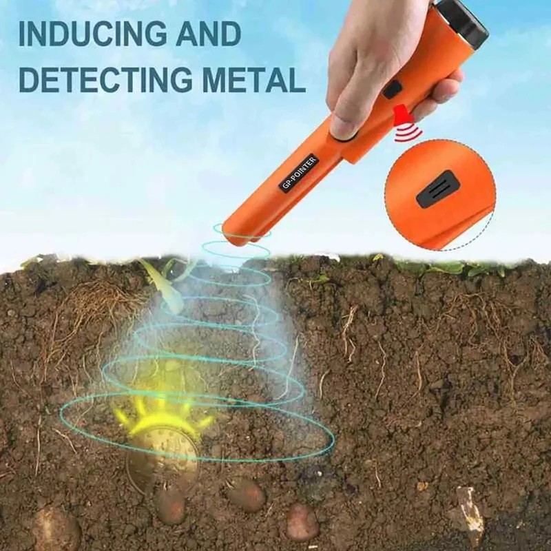 Metal Detector HandHeld Pro Pinpointer Pointer Probe Waterproof Sensitive Tester