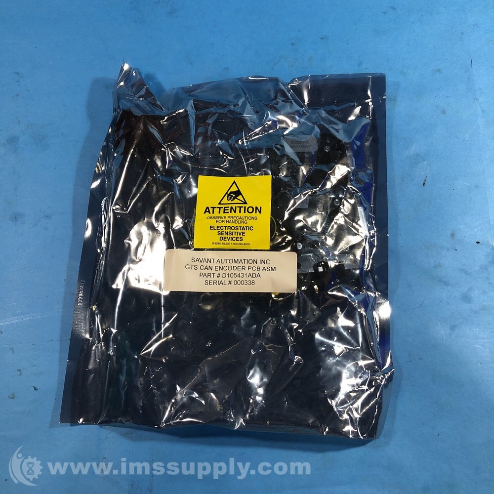 Savant Automation Inc.  D105431ADA GTS Can Encoder PCB ASM FNFP