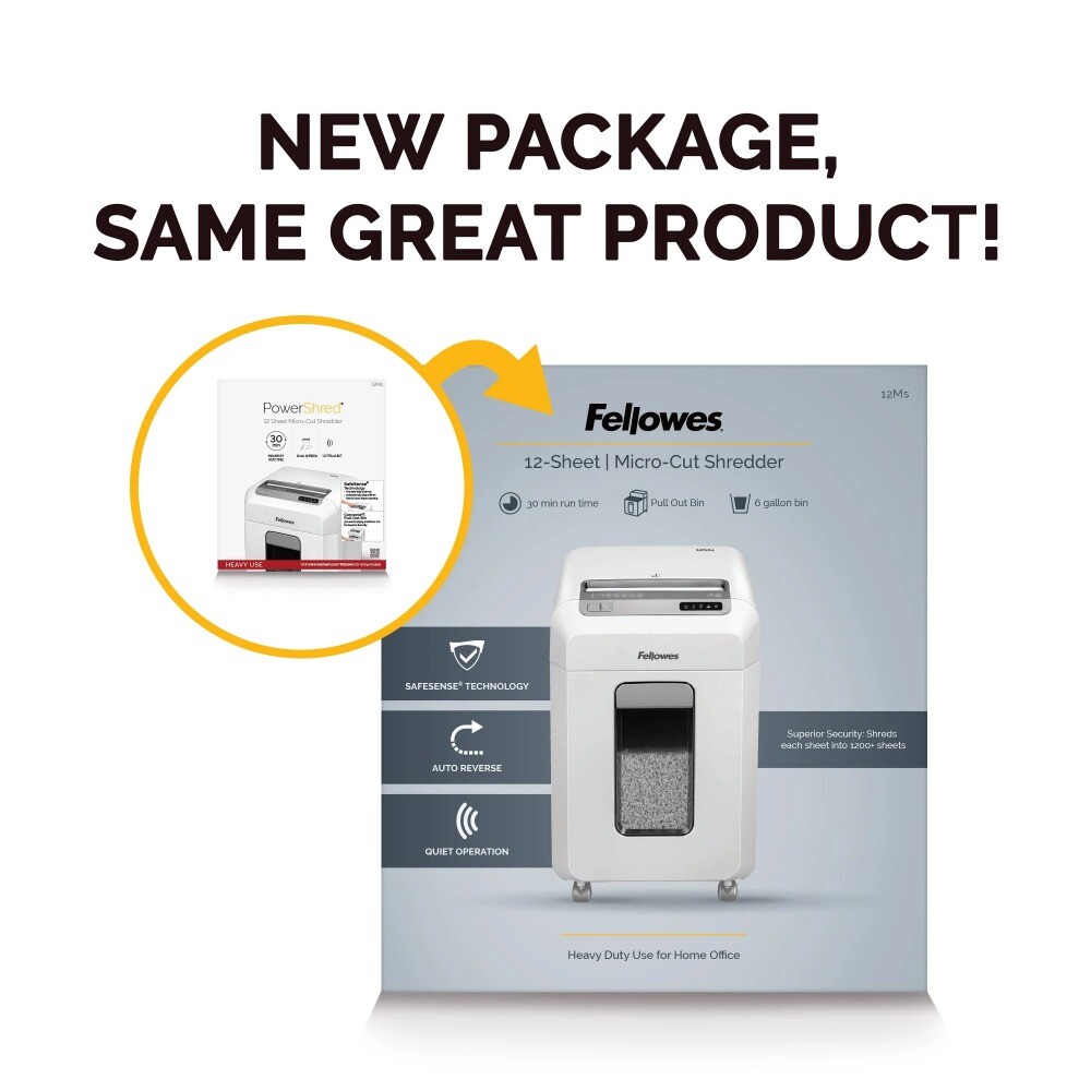 12MS Microshred 12-Sheet Micro-Cut Paper Shredder
