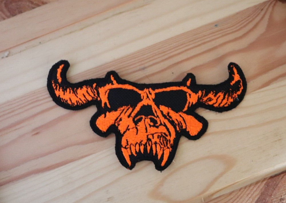 Danzig Skull Patch Embroidered Small Patch Metal 90s Misfits Samhain Quality