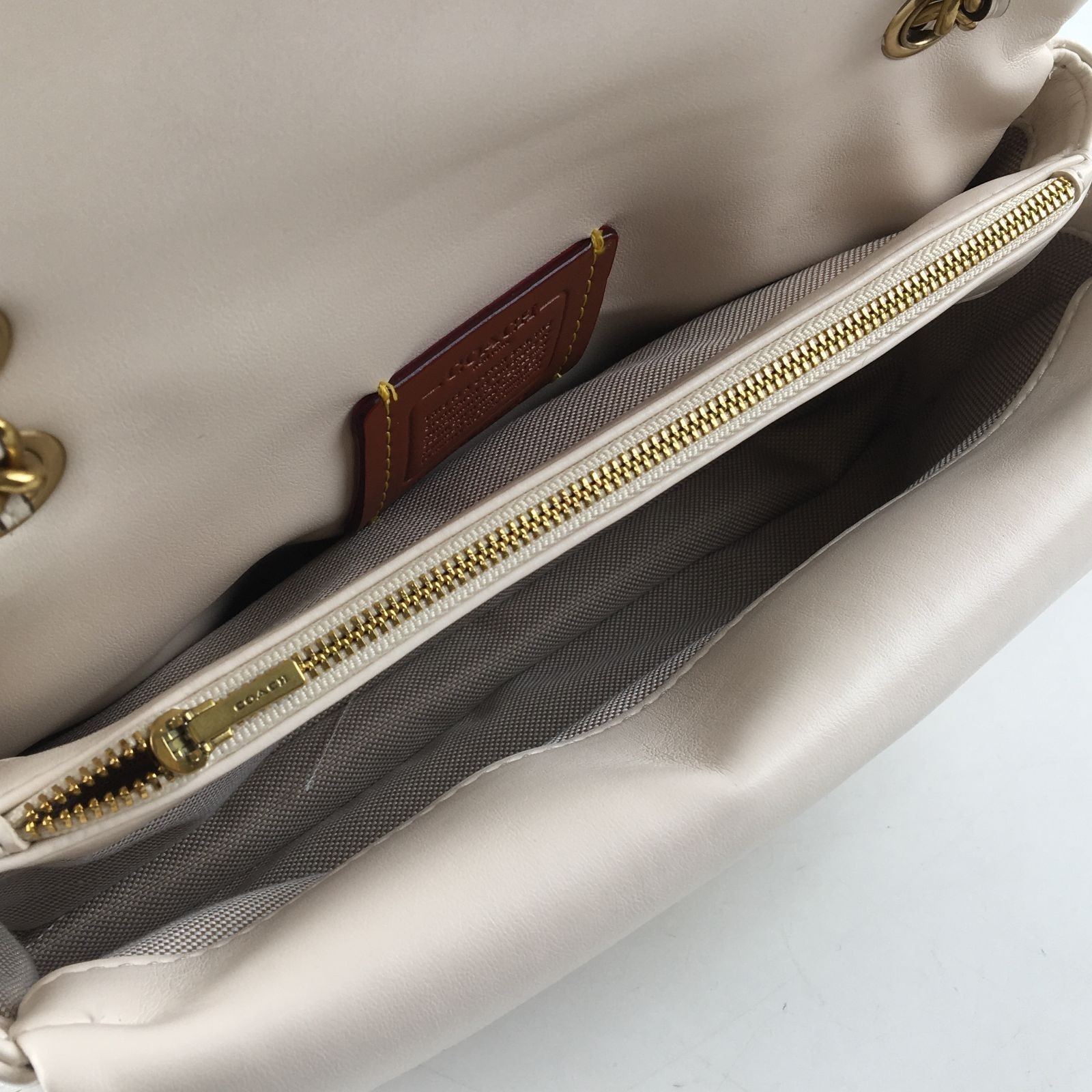 COACH Tabby Shoulder Bag 26 Quilted CP150 Burgundy Nappa Leather Outlet New